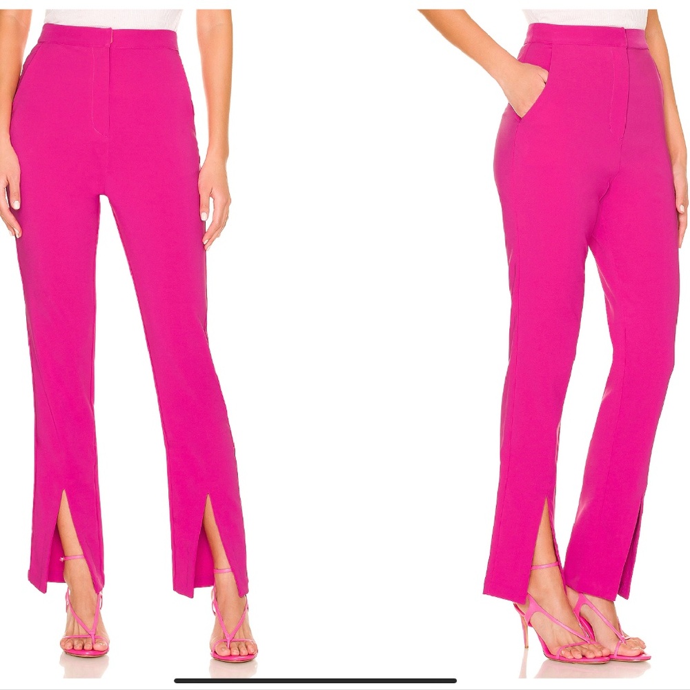 NBD (Revolve) Kamila Pant in FUSCHIA, Dress pants, Workwear